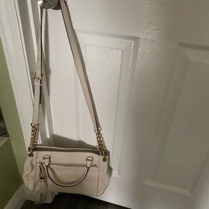 Michael Kors cream handbag